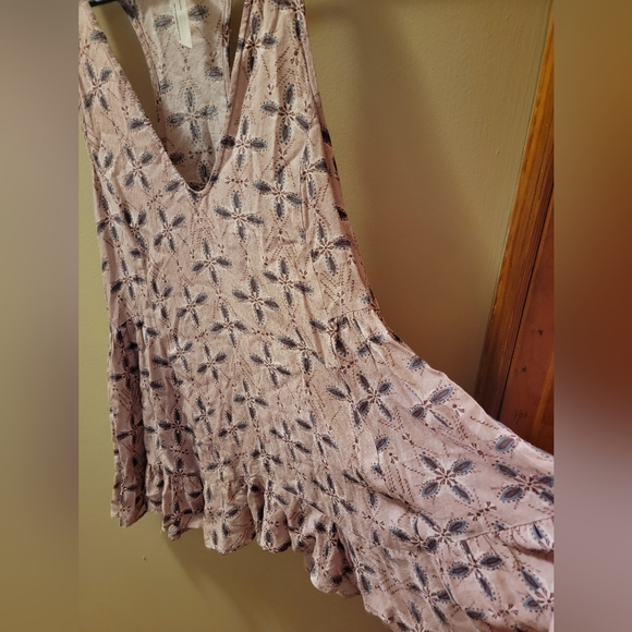 Intimately FREE PEOPLE Racerback Boho Tunic Tank Size S - Picture 6 of 9